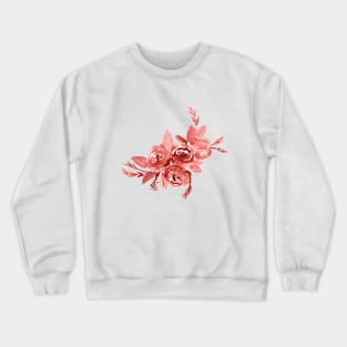 red watercolor roses Crewneck Sweatshirt